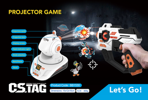 Set di Pistole Laser a Vibrazione per Giochi di Tiro a Infrarossi per 2 Giocatori con Proiettori e Giochi di Combattimento - Product Image 5