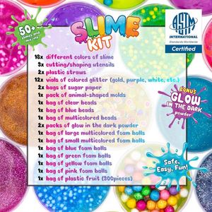 16 Colors Crystal <b>Slime</b> Foam Glitter Cream Fluffy <b>Slime</b> Vomit Crystal Clear <b>Slime</b> Kit - Product Image 4
