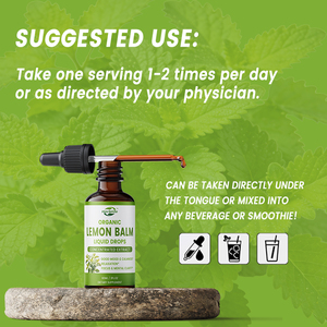 Extracto Líquido de Hoja de Balsamo de Limón Orgánico de Marca Privada OEM, Gotas para Calma, Estado de Ánimo y Relajación, Suplemento de Tintura de Balsamo de Limón - Product Image 4
