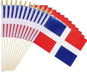 Banderas de Países Personalizadas Promocionales 100% Poliéster 3x5 pies, Bandera de la República Centroafricana, Impresión Digital Ecológica y Duradera - Product Image 1