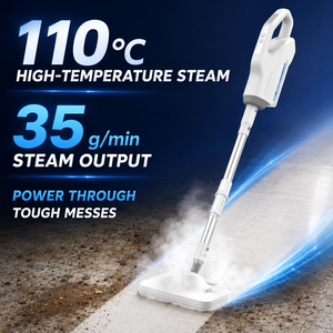 Nettoyeur vapeur 6-en-1 1500W, 500ML, haute température, pour sols, cuisine, tapis, salle de bain, fournisseur OEM ODM en gros - Product Image 1