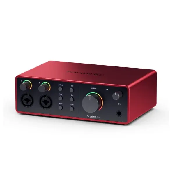 Focusrite Scarlett 4i4 4-го поколения 4 входа 4 выхода USB аудио интерфейс полный компактный студийный концентратор звуковая карта
