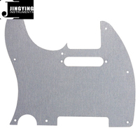 Jingying vente en gros de matériel spécial miroir or/argent 8 trous TL guitare électrique Pickguard pièces et accessoires d'instruments à cordes