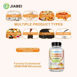 Kapsul Kunyit Curcumin Dewasa Kustom Pabrik OEM/ODM Ekstrak Herbal Mempromosikan Respon Inflamasi yang Sehat - Product Image 4