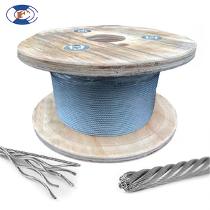 حبل سلكي فولاذي مجلفن HF 6 مم-40 مم، حبل سلكي فولاذي مغطى بالبولي يوريثان 18 مم 5/16 بوصة، كابل بحري، حبل سلكي من الفولاذ المقاوم للصدأ - Product Image 5