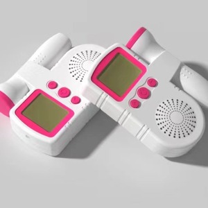 Moniteur de fréquence cardiaque fœtale Doppler médical portable, détecteur de battements cardiaques de bébé et moniteur de mouvements fœtaux pour femmes enceintes, Cross-Bo - Product Image 2