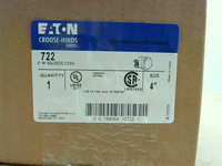 PLC Crouse-Hinds 722 4-inch MI Squeeze Connector for FMC /-New In Box Warranty Product