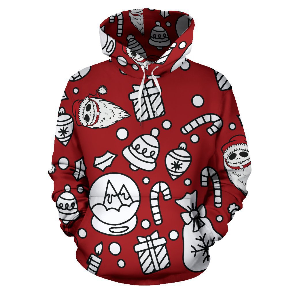 Sudadera Con Capucha De Jack Y Sally Skellington Enamorados / Diseño De