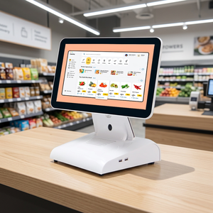Caja Registradora Táctil POS Android Windows de 15 Pulgadas con Pantalla para Clientes de 11.6 Pulgadas para Negocios Minoristas - Product Image 1