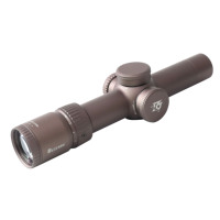 Lunette de tir tactique BUZZARD Optics ZT 1-10x24 FFP LPVO avec réticule rouge et vert illuminé, étanche et antichoc, pour la chasse