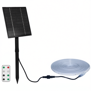 Bande LED extérieure 5m alimentée par énergie solaire 18W 900Lm Lumière chaude 3000K Éclairage de jardin - Product Image 3