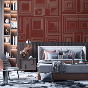 Carta da Parati con Design Geometrico <span class=keywords><strong>e</strong></span> Texture, Dimensioni Personalizzabili, Rivestimento Murale per Casa, Ufficio, Hotel, Centro Commerciale, Ingresso, Decorazione Artistica - Product Image 1