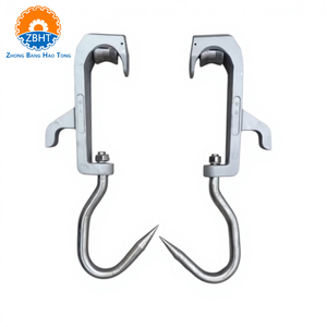 Sistema <span class=keywords><strong>de</strong></span> Ganchos Colgantes <span class=keywords><strong>de</strong></span> Acero Inoxidable 304 <span class=keywords><strong>de</strong></span> Grado Industrial para Mataderos <span class=keywords><strong>de</strong></span> Ganado, Ganchos Completos para Carne <span class=keywords><strong>de</strong></span> Vaca, Polea para Camiones Refrigerados - Product Image 1