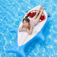 Tapis flottant gonflable portable pour lac, matelas de relaxation aquatique individuel avec appui-tête, séchage rapide, antidérapant en PVC, design pliable