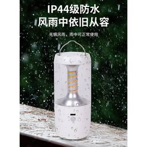 Nouvelle lanterne de camping flexible à filament blanc, rechargeable, étanche, portable pour l'extérieur, idéale pour le camping et l'éclairage des vendeurs de rue - Product Image 1