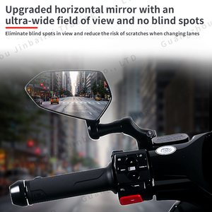 <span class=keywords><strong>Rétroviseur</strong></span> latéral universel en alliage d'aluminium réglable <span class=keywords><strong>pour</strong></span> moto modifiée, scooter <span class=keywords><strong>électrique</strong></span> et vélo - Product Image 6