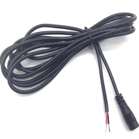 22AWG 5,5*2,5mm Kupfer leiter Buchse zu DC Pigtail Wire End offen mit verzinntem industriellem Verlängerung kabel