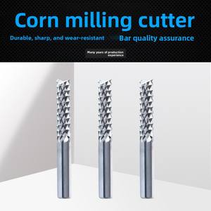 ดอกเราเตอร์งานหยาบ 3.175 มม. ฟันข้าวโพด คาร์ไบด์ สำหรับงานกัดหนัก กำจัดวัสดุได้รวดเร็ว - Product Image 2