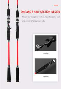 Caña de Pescar de Carbono Sólido para Pesca en Agua Salada, 1.8M, para Jigging y Pesca Lenta - Product Image 6