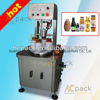 Machine à capsuler manuelle à 4 têtes machine à capsuler de bureau pour sauce, sirop, liquide machine à capsuler les bouchons en aluminium pour bouteilles