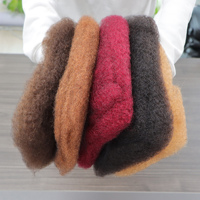 Offre Spéciale : Cheveux Humains Naturels en Vrac pour Tresses, Cheveux Humains Afro Crépus Doux pour Tresses et Vanilles