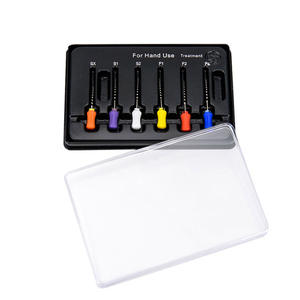 ชุดเครื่องมือรักษารากฟันแบบใช้มือ ทำจากนิกเกิลไทเทเนียม 6 ชิ้น สำหรับการรักษารากฟัน หลายสี ใช้งานด้วยมือ - Product Image 4