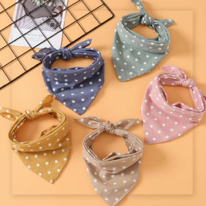 Opportunità fabbrica carino e vivace fazzoletto a pois sciarpa estiva fascia per l'escursionismo - Product Image 1