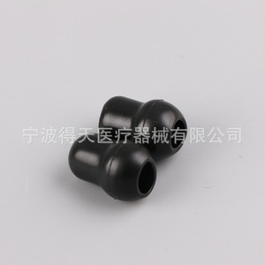 ที่อุดหูแบบซิลิโคนรูปทรงน้ำเต้าสีดำ รุ่น DT803 ของ Detian อุปกรณ์เสริมสำหรับแพทย์ - Product Image 3