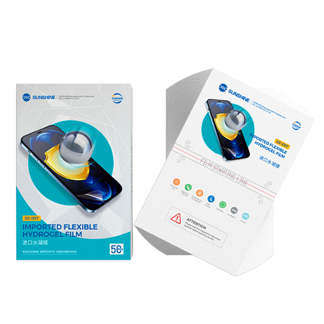 SUNSHINE SS-057 HD Flexible Hydrogel Film Screen Protector for Auto Cutting Machine Smart Phone Screen Protecting Stickers