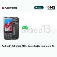 Escáner de Códigos de Barras Android 2026, PDA Resistente con Android 12, 5180mAh, 4G, Wi-Fi, RFID, Escáner de Inventario 1D2D/QR ME40K