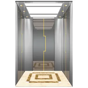 Hairline Stainless Steel Passenger Elevator Lift 1000KG Factory Price Elevator