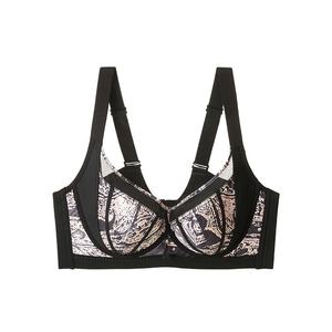 889 Damen-BH im chinesischen Stil, einfarbig, dünn, für große Brüste, glänzend, Meteor Valley, ohne Bügel, Anti-Sagging, verstellbare Cups - Product Image 6