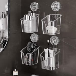 Suction Cup Wall Mounted <b>Storage</b> <b>Box</b> Bathroom Organizer Gel for Shower Kitchen Organizer for <b>Tools</b> Bags Bag <b>Storage</b> Rack for - Product Image 6