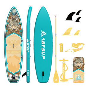 Planche de paddle gonflable SUP 11' x 33" x 6" en gros, OEM, stable, polyvalente, pour le tourisme, directement de l'usine - Product Image 1
