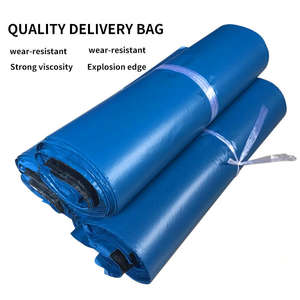 Bolsas de Envío Autoadhesivas Post Poly Azules Personalizadas Recicladas de 2 Mil, Ecológicas, de Alta Calidad, Nuevas, para Joyería y Ropa - Product Image 5