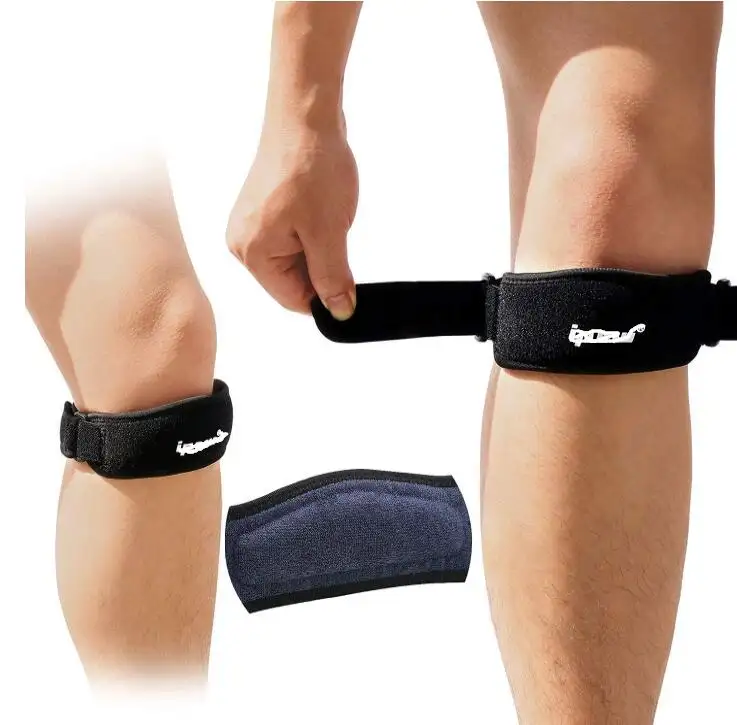 Knie Pijn Relief & Patella Stabilizer Knie Strap Brace Ondersteuning Voor Wandelen, Voetbal, Basketbal, Hardlopen, jumpers Knie, Tennis