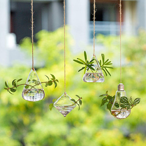 Vaso pensile in vetro a fiore aperto per piante aeree, terrari e decorazioni murali - Ecologico e fatto a mano per la casa (Vendita all'ingrosso) - Product Image 3