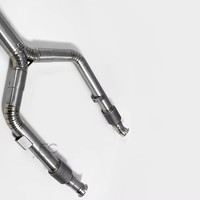 Système d'échappement Catback Performance en Titane avec Silencieux Valvetronic pour Mercedes-Benz C43 C63 AMG W205 3.0T, Commande à Distance des Valves ODM
