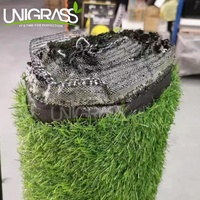 Gazon Artificiel de Paysage d'Extérieur à Longue Durée de Vie, Moquette d'Herbe Synthétique Personnalisée pour Loisirs