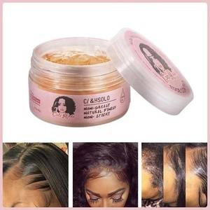 Aceite de oliva 24 horas de borde de control con etiqueta privada muestra gratis borde control pomada para el cabello natural - Product Image 4
