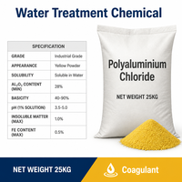 Prix PAC par tonne Chine Polyaluminium Chloride Coagulant en poudre 28%