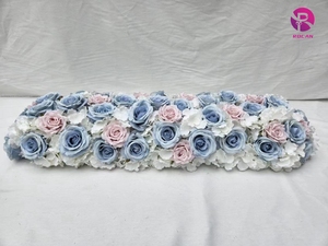 Rogan Wedding Flower artificiale Runner Wedding Wedding Wedding Flower Runner finti Flower Runner per la decorazione di eventi - Product Image 4