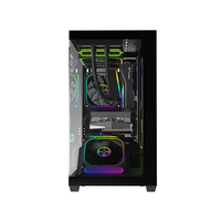 Nouvelle Arrivée 2026 Boîtier PC Panoramique pour Aquarium M-ATX, Boîtier d'Ordinateur de Jeu Prenant en Charge le Refroidissement Liquide 240mm et la Carte Graphique 350mm
