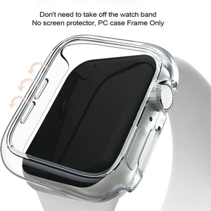 Mode étui pour <span class=keywords><strong>Apple</strong></span> <span class=keywords><strong>Watch</strong></span> 42mm 46mm dur PC cadre couverture givré antichoc léger housse de protection pour IWatch <span class=keywords><strong>Serie</strong></span> 10 - Product Image 4