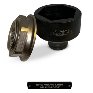 Douille pour écrou d'essieu lourd BPW-VOLVO Long 95x6 points - Product Image 3