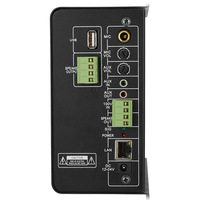 Système de sonorisation mural IP HuiDu IP-K220, amplificateur numérique de classe D 2x50W avec écran tactile.