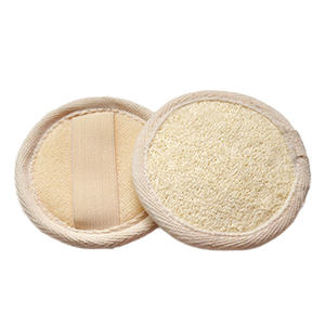 Éponge nettoyante pour le visage en luffa naturelle, serviette exfoliante pour un nettoyage en profondeur et le démaquillage, commande minimum 100 pièces - Product Image 1