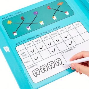 Jeu de rôle de dentiste en carton pour enfants, jouet éducatif en bois pour la simulation d'extraction dentaire, jeu médical en papier - Product Image 3