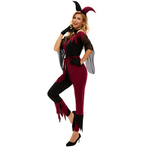 Disfraz de Payaso Diablo Sexy para Mujer, Disfraz de Vampiro para Halloween - Product Image 4