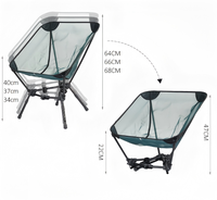 Chaise de plage pliable portable moderne et légère Hangrui Premium, pieds Saber en alliage d'aluminium, maille haute densité, mobilier d'extérieur